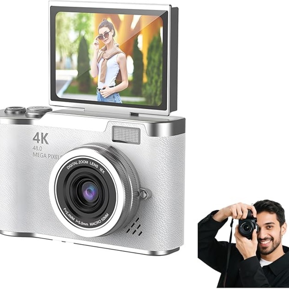 📸 4K Digital Camera – Perfect for Beginners & Content Creators